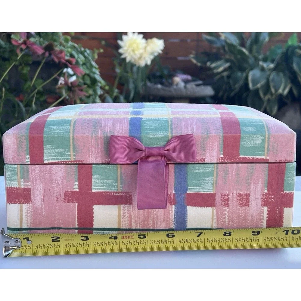 Vintage Rosenthal Designs Jewelry Box Organizer Cottagecore Grandmacore 1980s